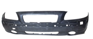 Bumper, voor, m/grondlak, zwart VOLVO S60 I -09 bumperkap