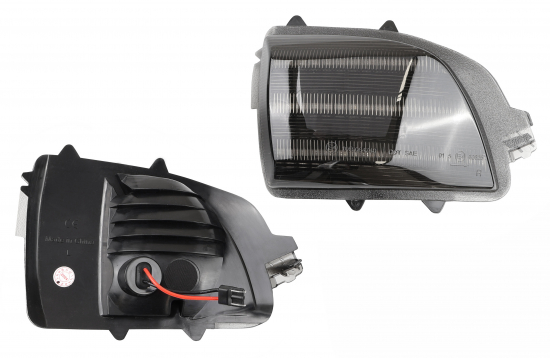 LED-spiegelknipperlicht, gerookte lens Dynamisch, 1 paar XC70, XC90