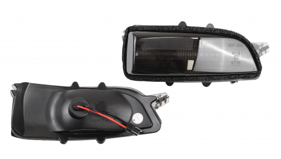 LED-spiegelknipperlicht, heldere lens Dynamisch, 1 paar C30, C70, S40, S60, V50, V70