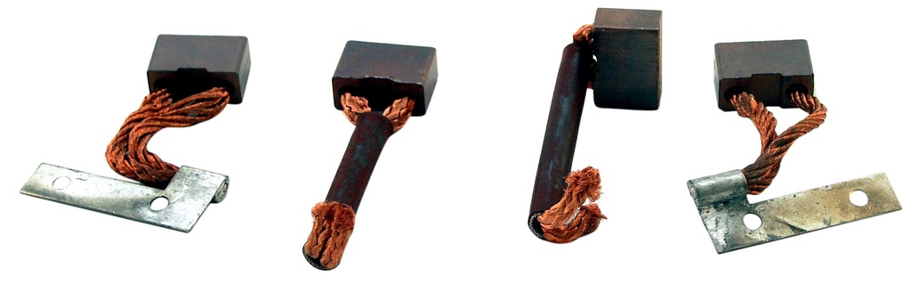 Volvo Carbon brush set starter motor Autolite B4B 6 volt Volvo part no 72882