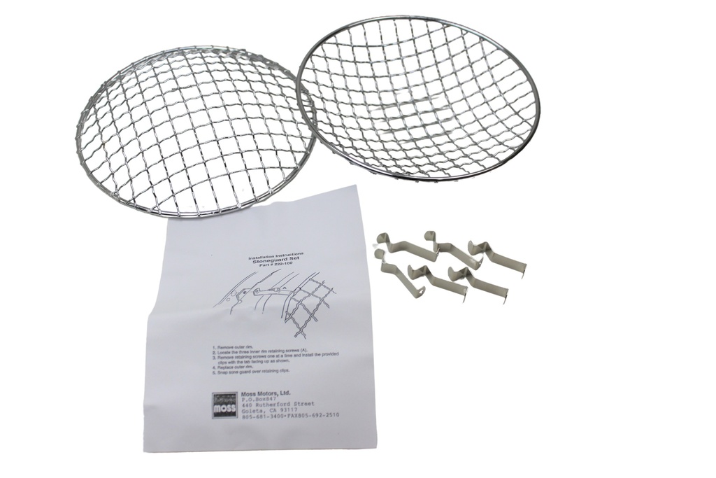 Koplamp berscherming koplamp rooster 7 inch per paar  PV544 PV444 Duett P1800 Amazon 140