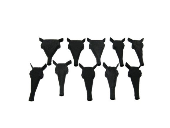 Volvo Rubber cover injector (set 7x2 2x3 1x4 pole) P1800E+ES+140 without Volvo logo Volvo part no 943693SET