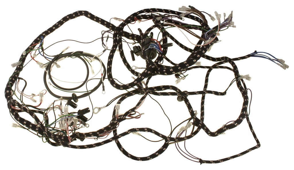 Volvo Wiring harness P1800S complete chassis number USA ch 24126-25499 (B18 double brake system) Volvo part no 673126