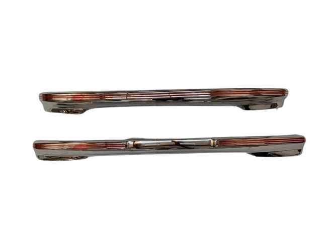 Bumper PV444A achterzijde in glanzen gepolijst RVS