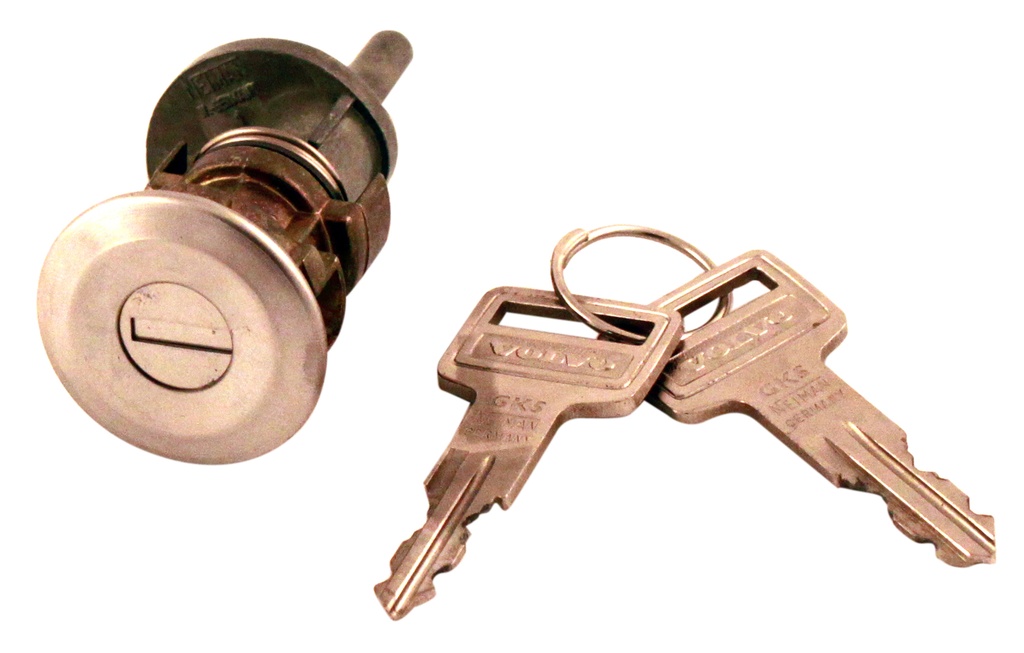 Volvo Lock kit + key trunk 240+260 2 and 4 door  1981+ Volvo part no 1382345