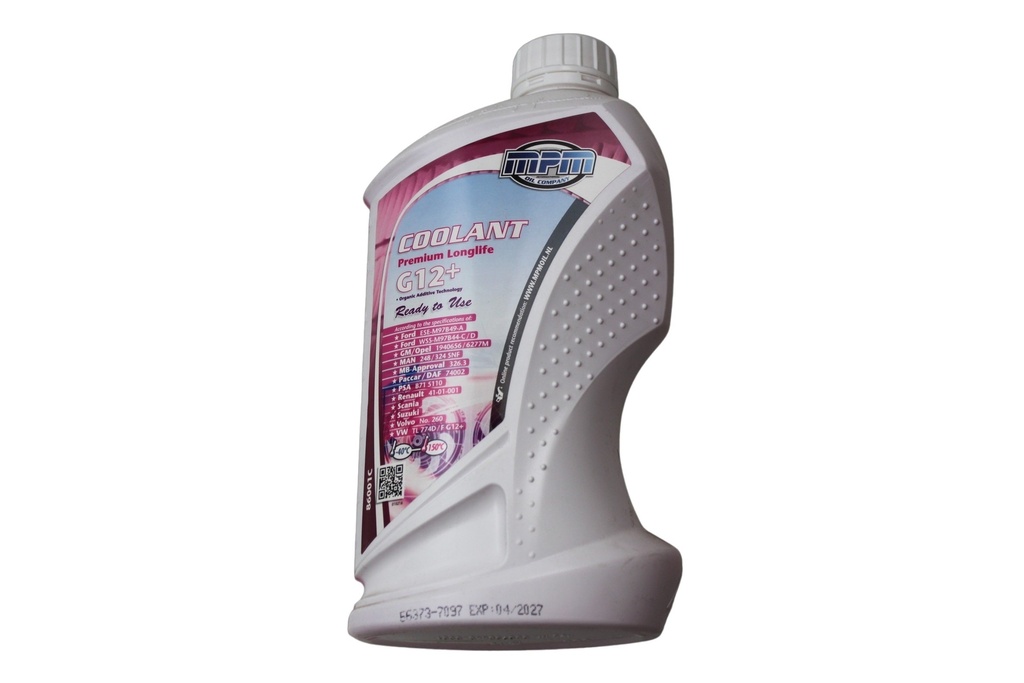Koelvloeistof Coolant Premium Longlife G12+ 1 liter rose roze