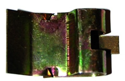 [1203156] Klem rubber boven op bumper 240+260 -1981 aluminium bumper