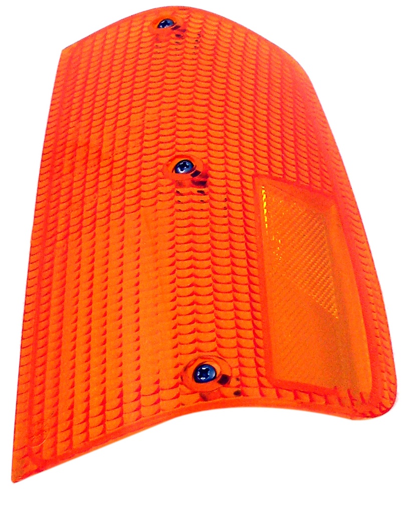 Knipperlicht glas links voor 240 CIBIE USA volledig oranje  3 schroefs bevestiging