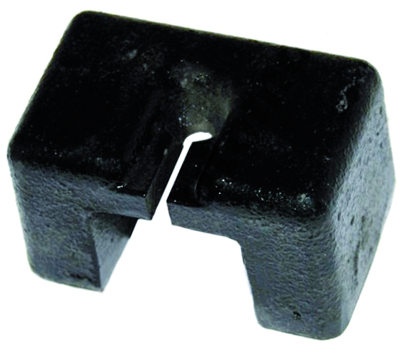 koppeling gaffel (vibratie demping) 740-760 benzine uitvoering  
