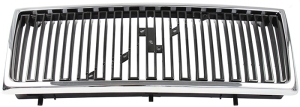 Volvo Grille chrome black 240 260 without emblem Volvo part no 1312656_B