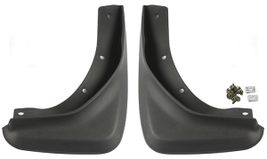 Volvo Mud flap set (left + right) rear V50 S40 2008-1212 incl. mounting kit Volvo part no 30764295_B