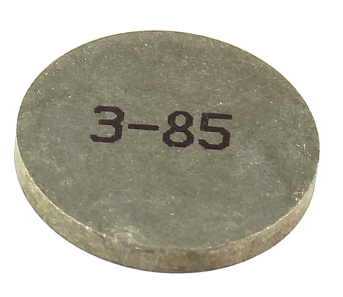 Klepstelplaatje B19+B21+B23+B230 3.85mm