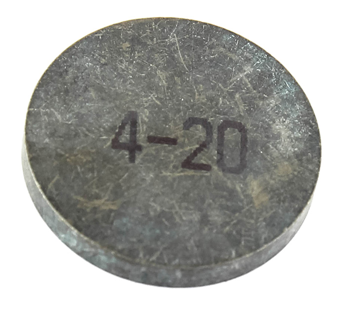 Klepstelplaatje B19+B21+B23+B230 4.20mm