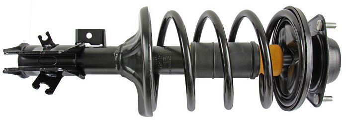 schokbreker set met veer en veerpoot steun voorgemonteerd S40 V40 -2000 rechts voor