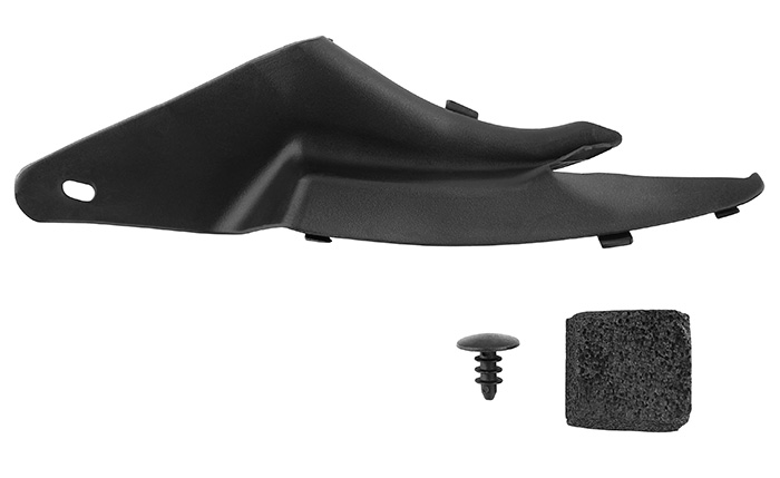 Volvo Roof edge Gutter rail decorative strip for left S80 at A-pillar Volvo part no 8663892_B