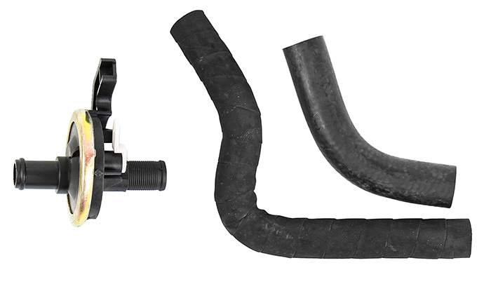 Volvo heating valve set 260 240 960 hose with check valve Volvo part no 87431997