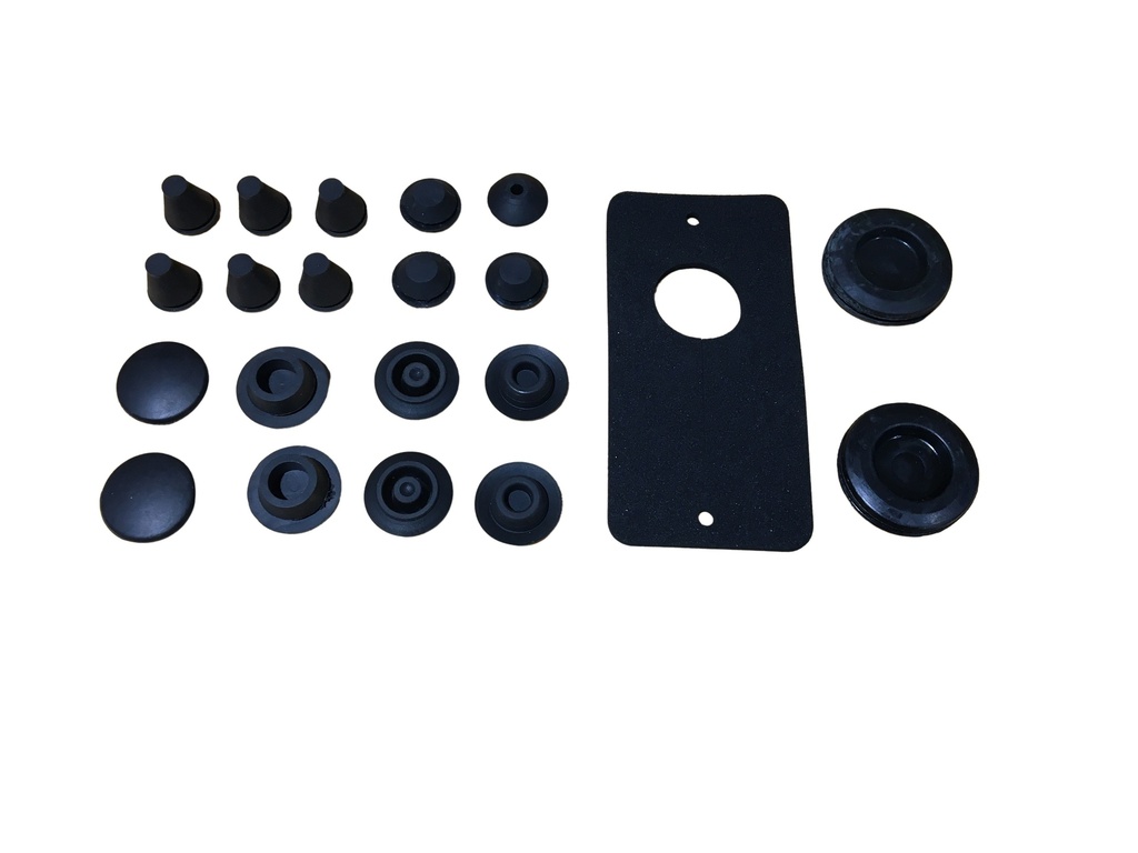 Volvo Rubber transit bulkhead 140 -1973-1974 complete set Volvo part no 395402