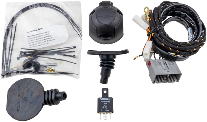 7 polige  kabel set trekhaak S80 1996-2006 met grijze stekker