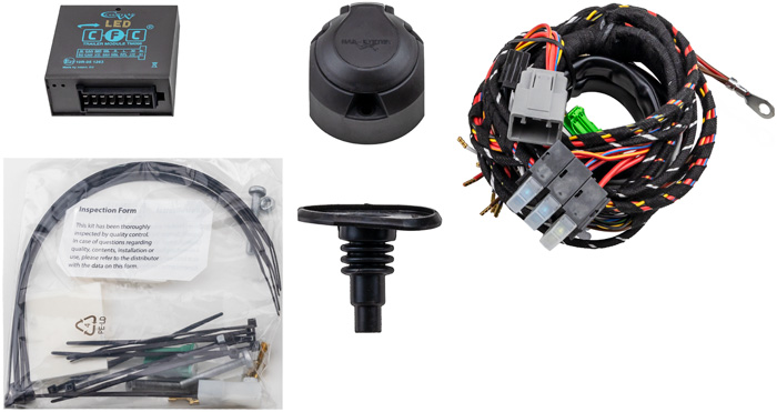 7 polige  kabel set trekhaak S80 2006+ V70 2008+