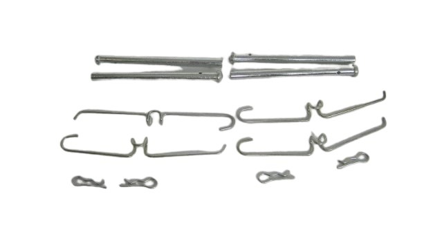 Volvo Brake pad mounting kit for 140+240+260 Girling ventilated disc (pin 81mm) (33409070) Volvo part no 18965