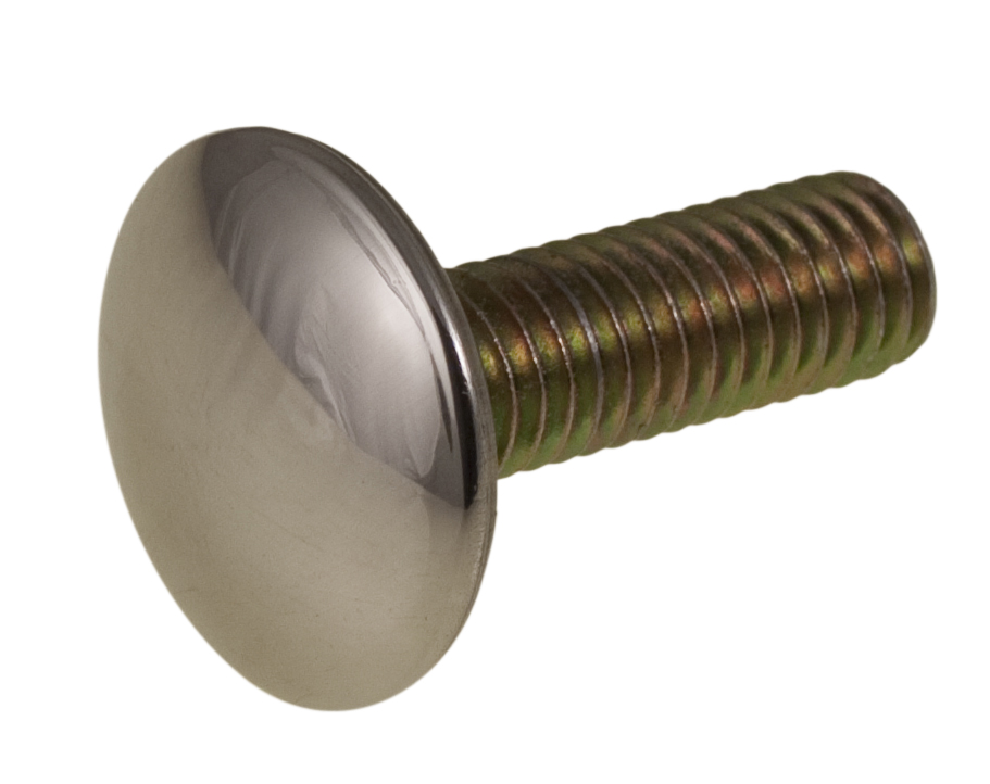 Volvo Bumper bolt long chrome (nut 950354 needed) Volvo part no 190373