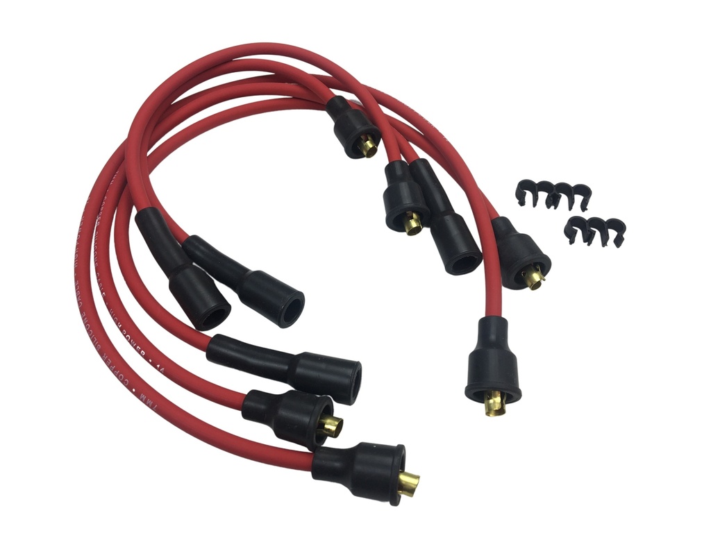 Bougiekabelset rood B16+B18+B20 silicon rubber incl bobinekabel origineel 275660 140 amazon pv