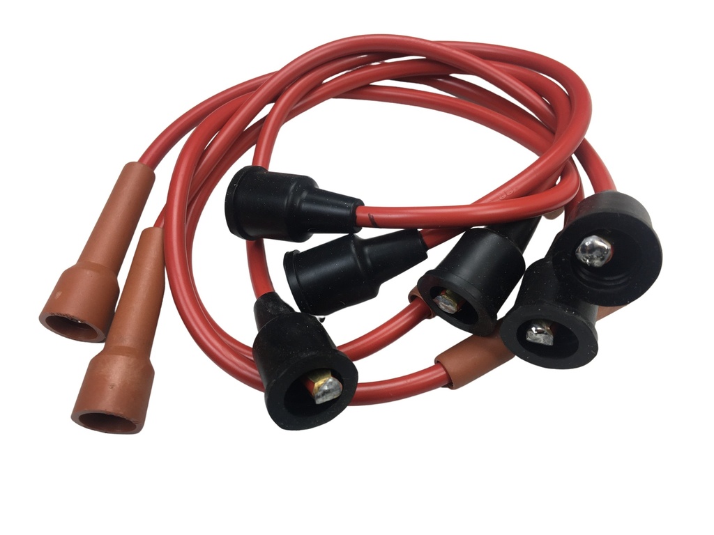 Volvo Spark plug wire set 1800S+P1800E+P1800ES red silicon incl coil cable Volvo part no 275661