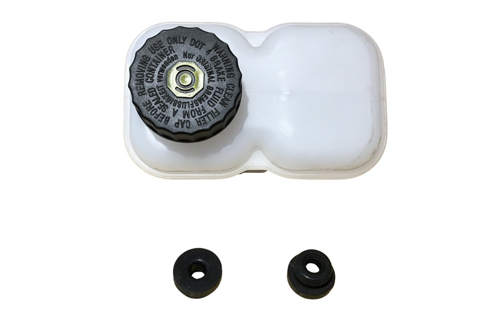 Reservoir hoofdremcilinder  dubbel systeem  met dop amazon B20  P1800 140 145 164