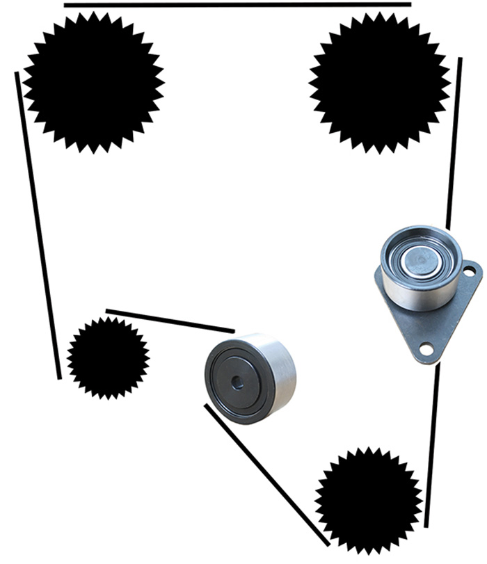 Distributieriemset VOLVO 960