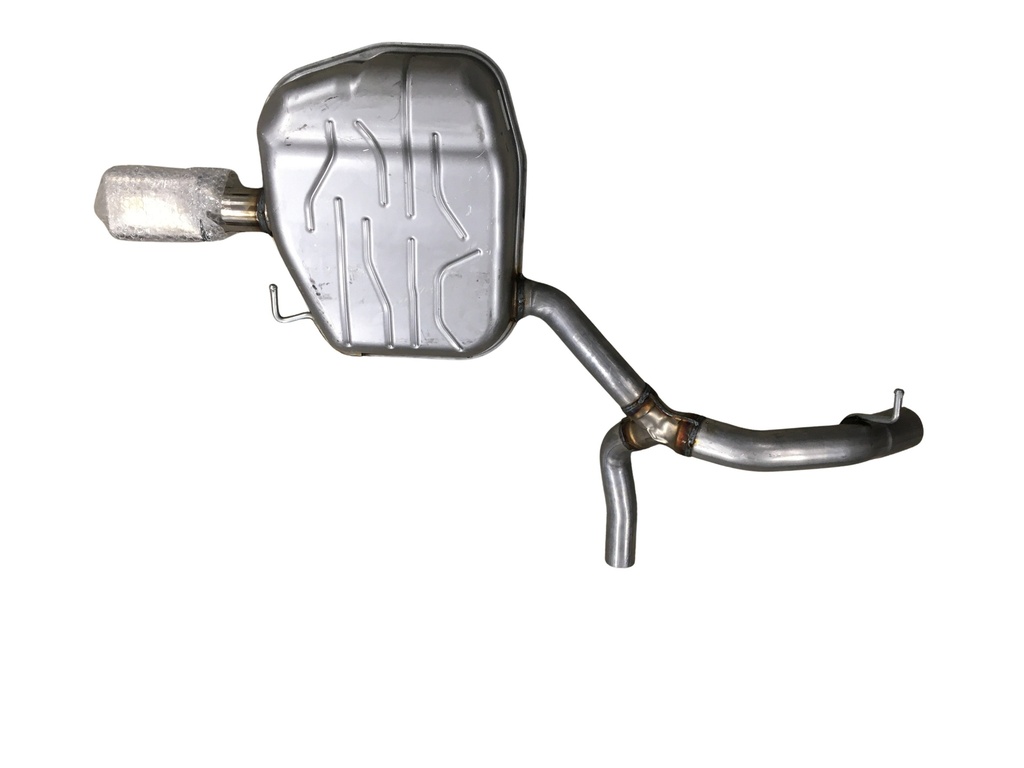 Uitlaat Achterdemper V70 3.2 S80 XC70 met dubbele uitlaat