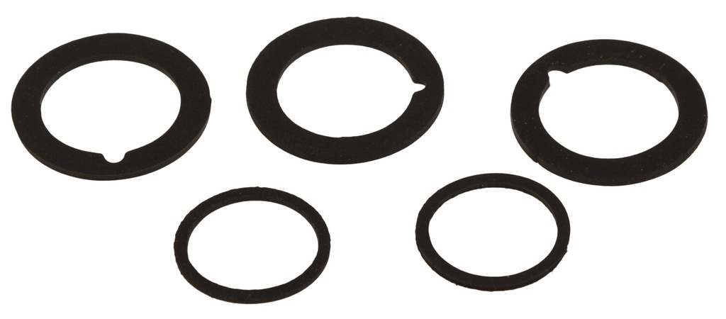 Volvo Gasket set door handle + lock PV444 + PV544 + Duett (set 5pcs) rubber rings Volvo part no 655533