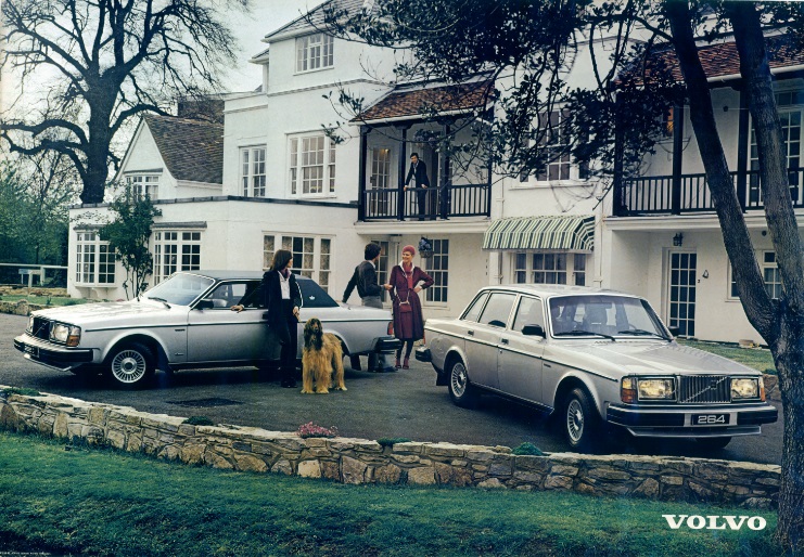 Poster 262C bertone  264 GLE voor landhuis reproductie