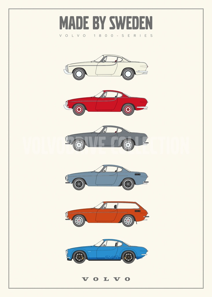 Poster P1800 Made by Sweden