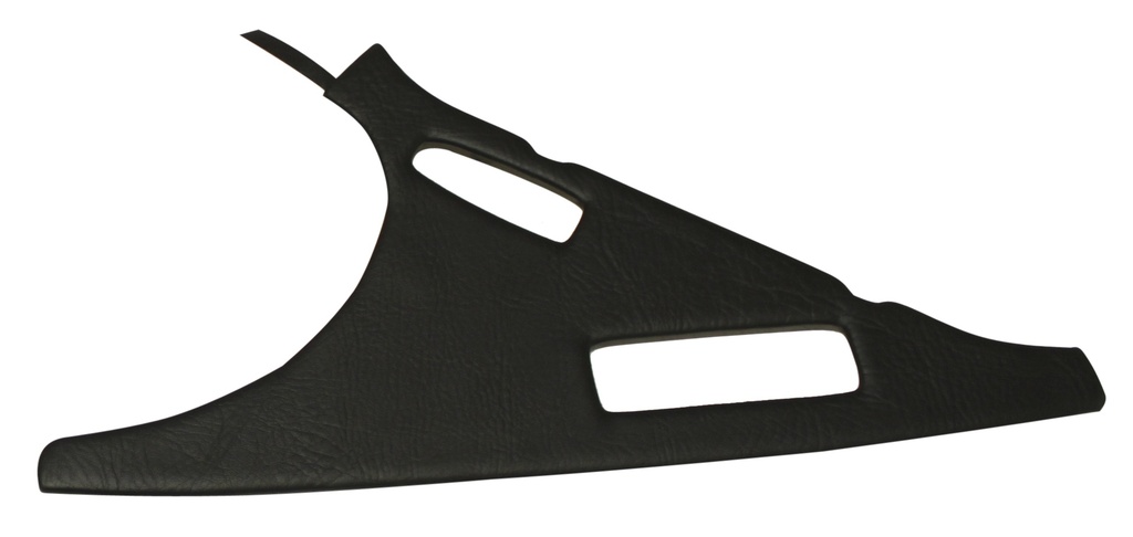 Bekleding P1800E zijpaneel +verlichting Rechtsachter zwart