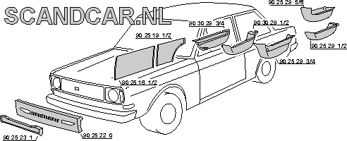 Volvo Sheet metal 140 front part no longer available Volvo part no 9025220