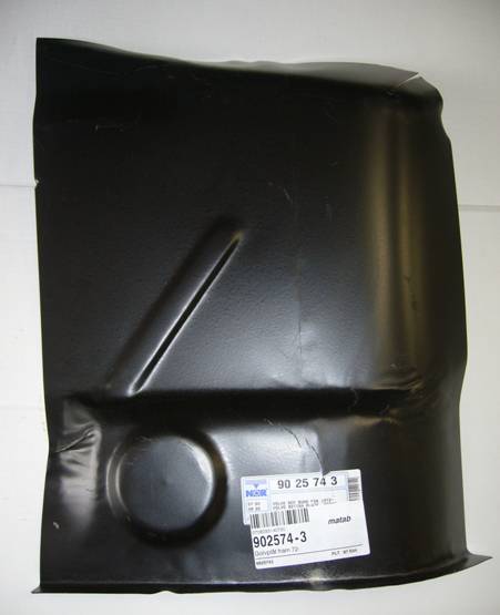 Volvo Sheet metal 140+164+240+260 bottom plate floor plate Front left Volvo part no 9025743