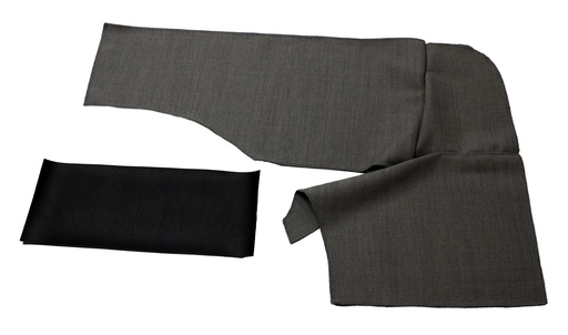 [98190] Volvo Upholstery PV544 side panel rear left gray 1958 21-140 Volvo part no 98190