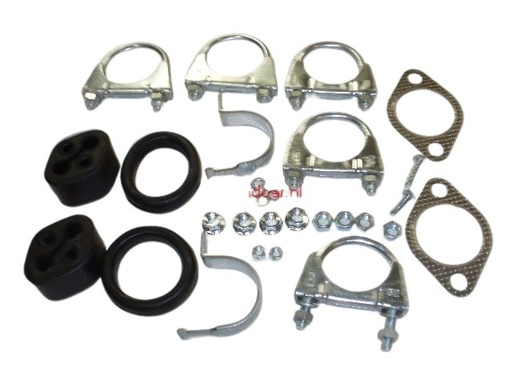 [270623] Volvo Exhaust 264-262 B27 +164E 1974 mounting kit (273618) Volvo part no 270623