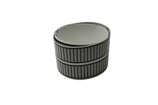 [1128486] Striping bumper 240+260 voorzijde zilverkleur reflecterend(2stuks) -1980 alu bumper