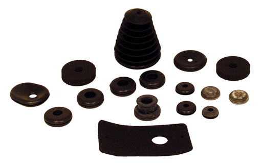 [395103] Volvo Rubber transit bulkhead PV544 1957-1961 B16 complete set Volvo part no 395103