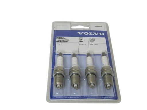 [8692070] Bougieset V40+S40 1996+ 4 cilinder turbo V40 S40