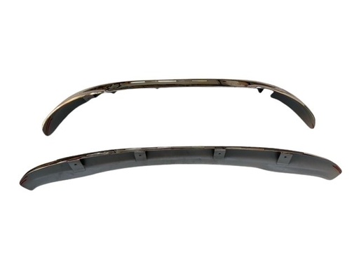 [86563] Bumper PV444A voorzijde in glanzend gepolijst RVS