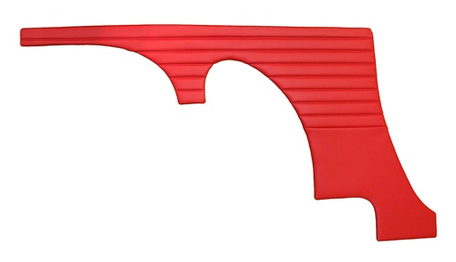 [690743] Volvo Upholstery P1800 1963 side panel rear left red Volvo part no 690743
