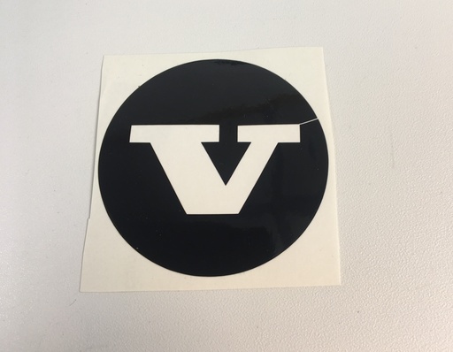 [670437S] Sticker Wieldop Amazon zwart V 1965+