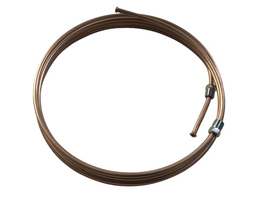 [667398] Volvo Brake line Amazon single system under car distribution block to rear axle without limiter -1966 Volvo part no 667398