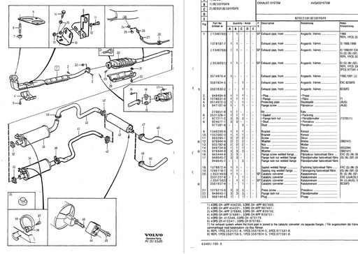 [968144] plug uitlaat 240 260 afdichting EGR en Lambda sonde