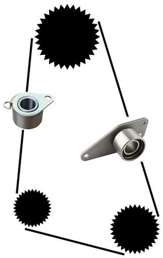 [21430002] Distributieriem set Volvo 440 480 340-360 460 Renault 19 Super 5 21 Laguna 11 Trafic Clio_x000d_
