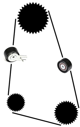 [21430034] distributieriem set S80 C30 S40 V50 V70 1.6 diesel