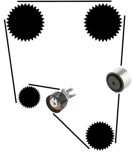 [21430038] Volvo Timing belt kit S80  Xc90 Volvo part no 21430038