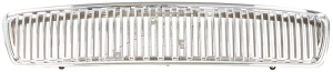 [30621339_B] Volvo Grille chrome frame grey stripe OEM ref  30652182  30803301  30803302  30899940  S40  V40 Volvo part no 30621339_B